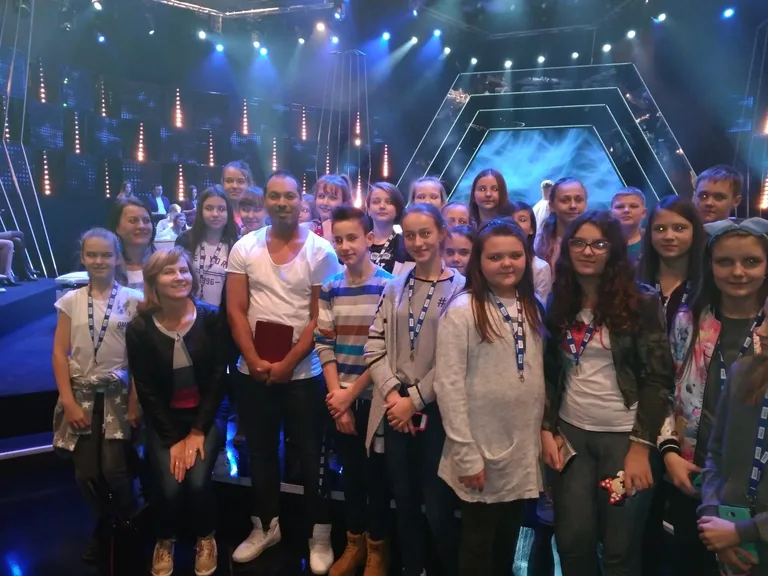 Uczniowie z SP nr 2 w TVP (zdjęcia)