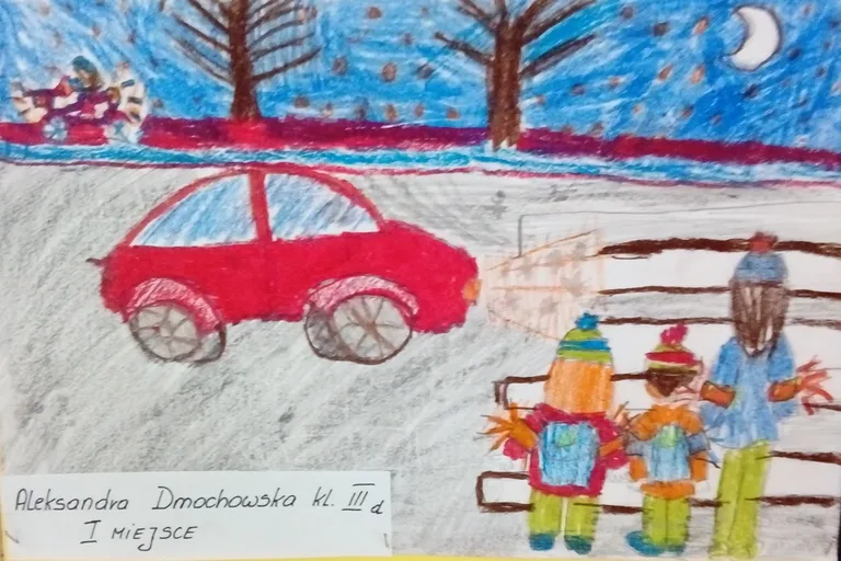 Spotkanie dzieci z SP nr 1 ze strażakami i policjantami (zdjęcie)