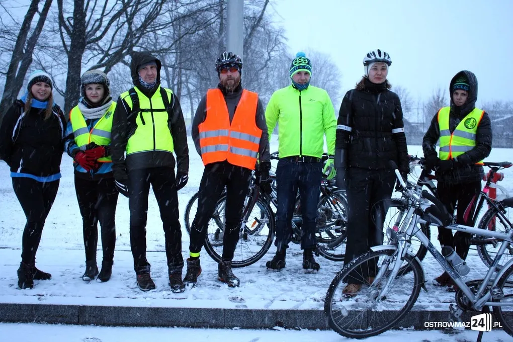 Rowerzystom OMK nie straszna żadna pogoda (zdjęcia)