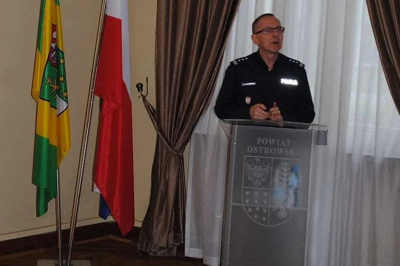 Podsumowanie minionego roku przez ostrowskich policjantów (zdjęcia)