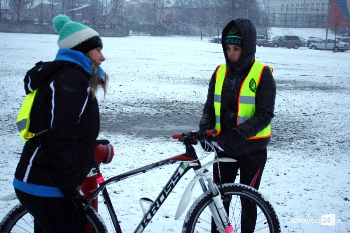 Rowerzystom OMK nie straszna żadna pogoda (zdjęcia)