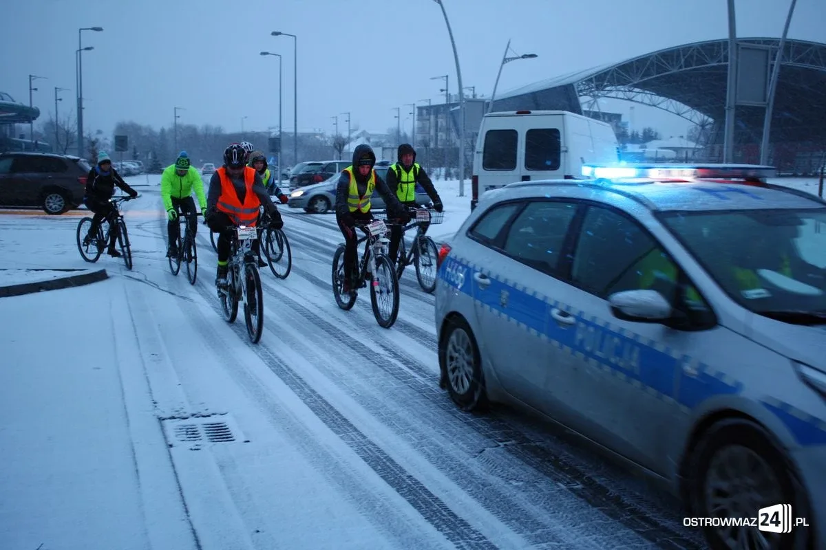 Rowerzystom OMK nie straszna żadna pogoda (zdjęcia)