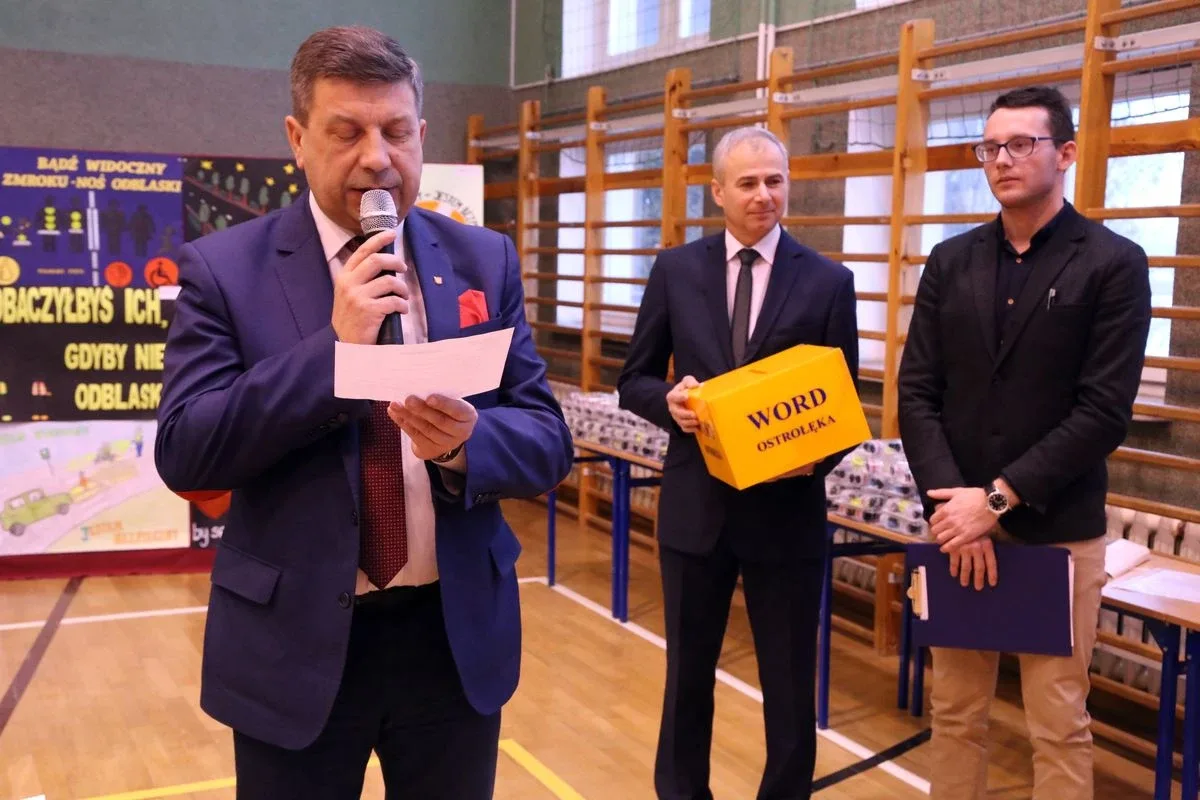 "Jesteś widoczny, jesteś bezpieczny" w Krasnosielcu (zdjęcia, wideo)