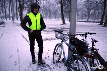 Rowerzystom OMK nie straszna żadna pogoda (zdjęcia)