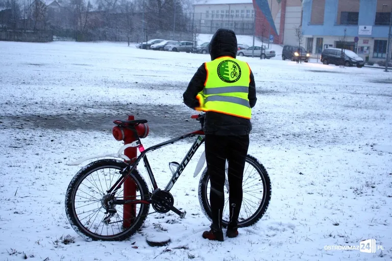 Rowerzystom OMK nie straszna żadna pogoda (zdjęcia)