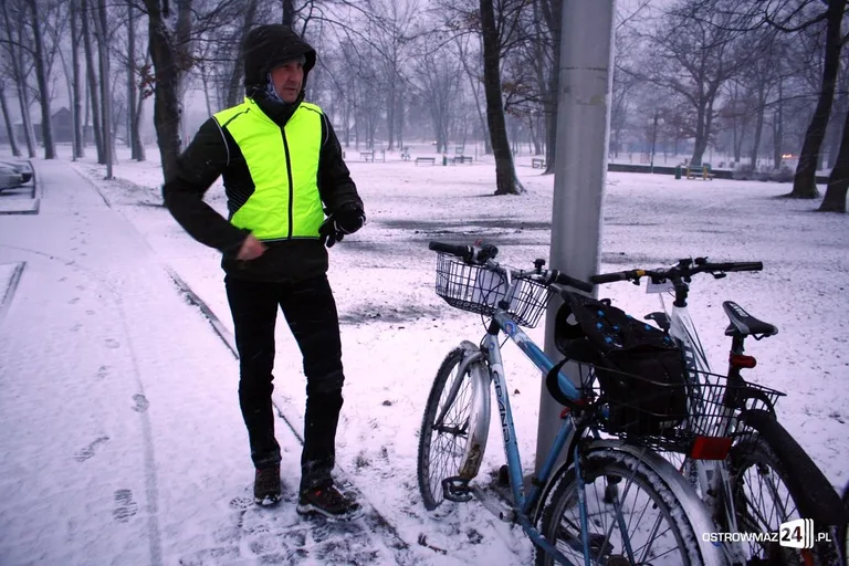 Rowerzystom OMK nie straszna żadna pogoda (zdjęcia)