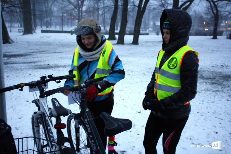 Rowerzystom OMK nie straszna żadna pogoda (zdjęcia)