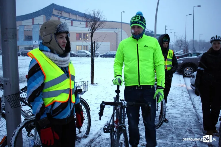 Rowerzystom OMK nie straszna żadna pogoda (zdjęcia)