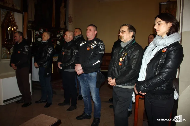 Motocykliści pożegnali Wiktora Węgrzyna (zdjęcia)