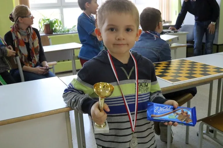 Kacper Rydel najlepszym szachistą (zdjęcia, wideo)