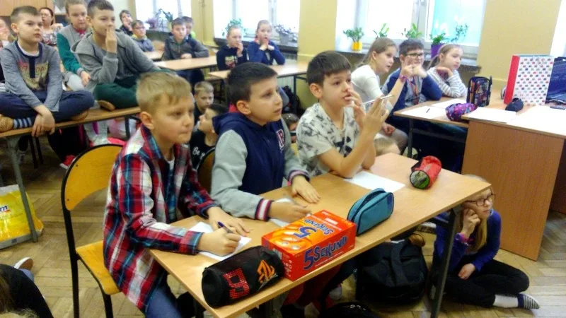 Zabawa z matematyką w "Jedynce" (zdjęcia)