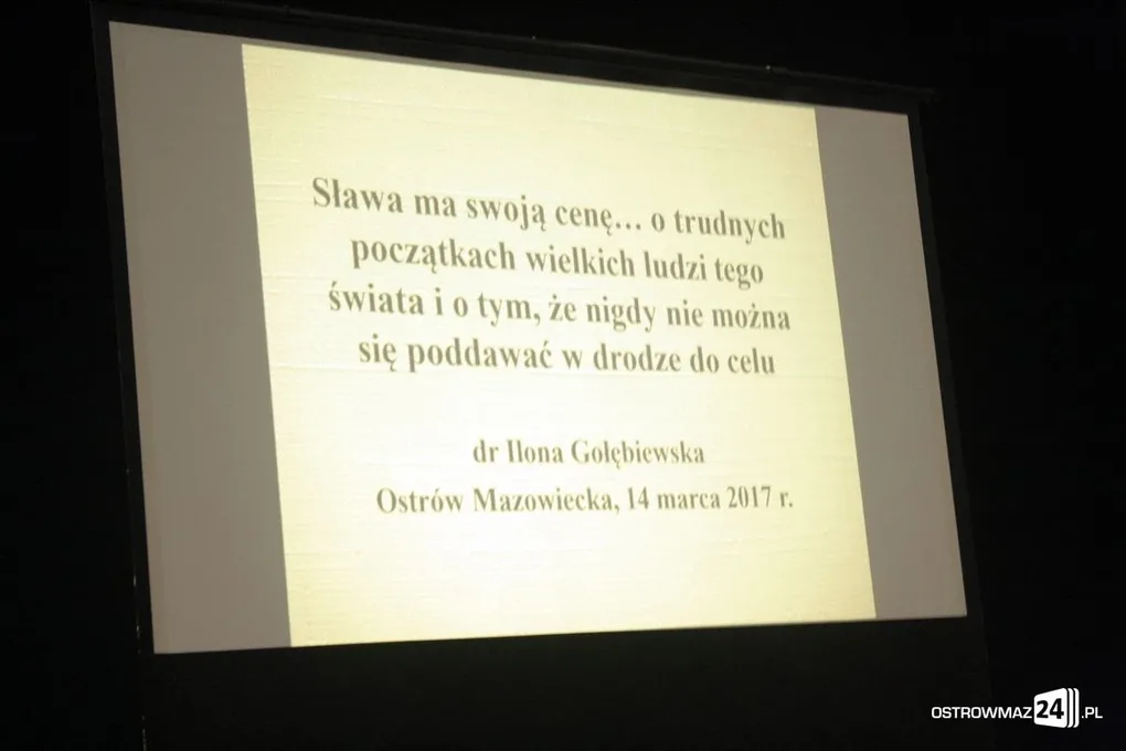 O sławie na wykładzie UTW (zdjęcia)