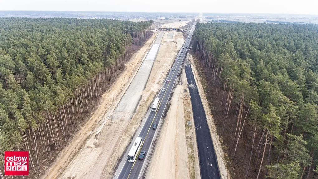 Postęp prac budowy S8 (zdjęcia, wideo)