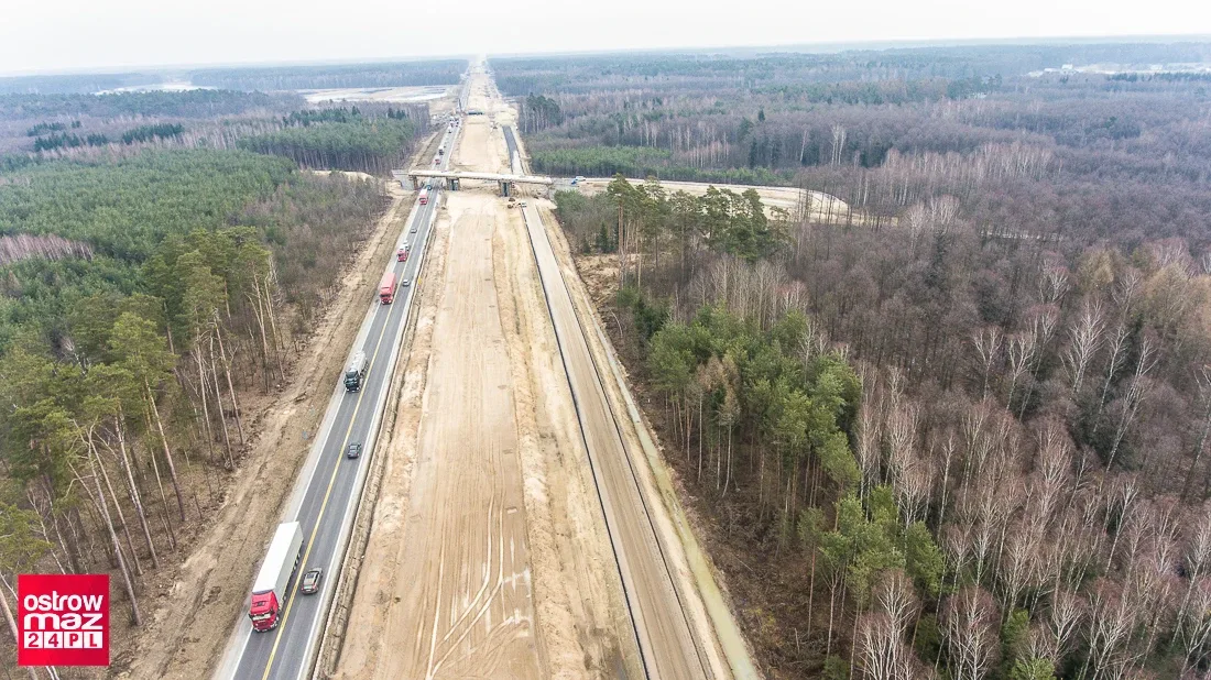Postęp prac budowy S8 (zdjęcia, wideo)