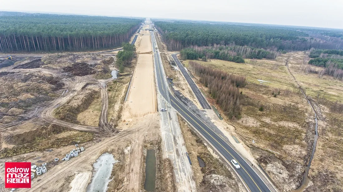 Postęp prac budowy S8 (zdjęcia, wideo)