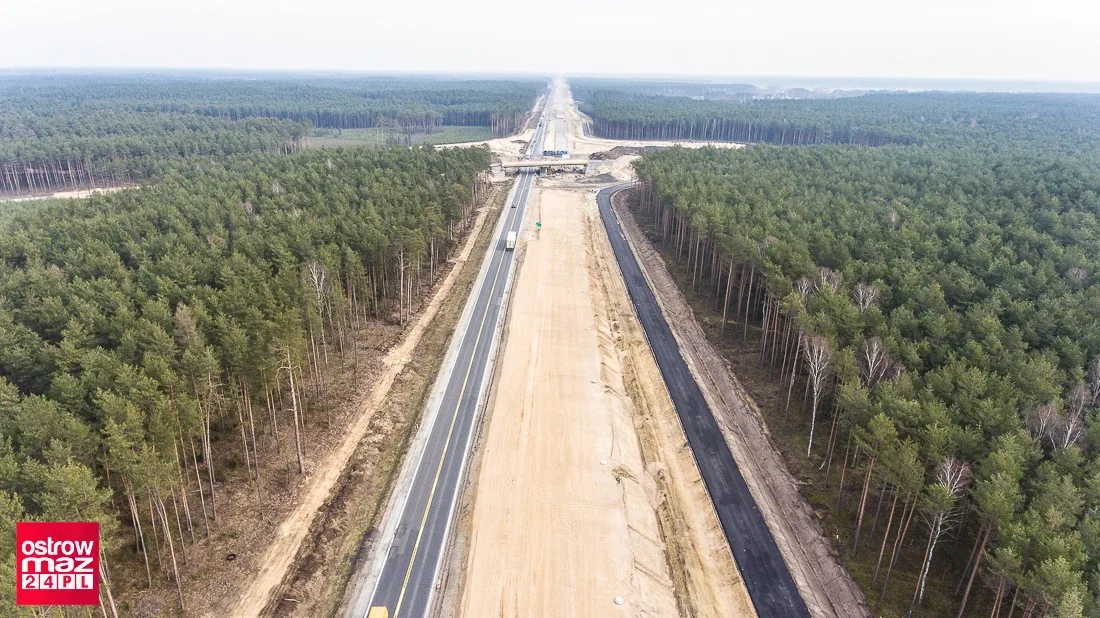 Postęp prac budowy S8 (zdjęcia, wideo)