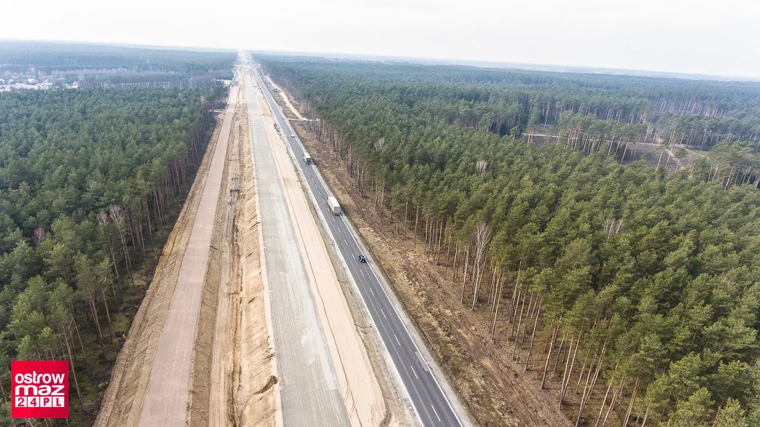 Postęp prac budowy S8 (zdjęcia, wideo)