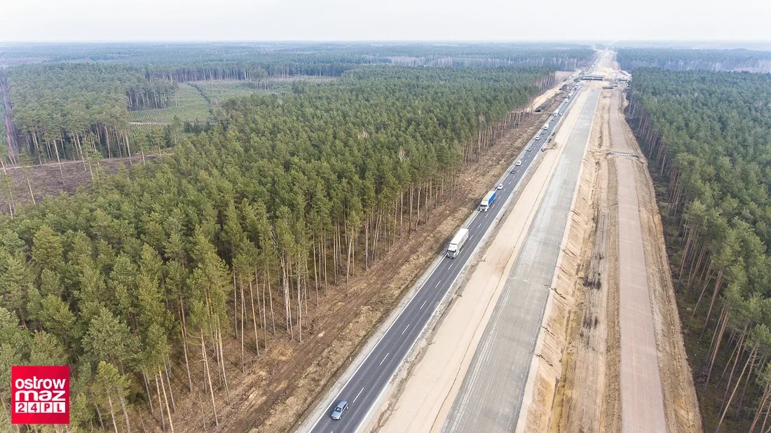 Postęp prac budowy S8 (zdjęcia, wideo)