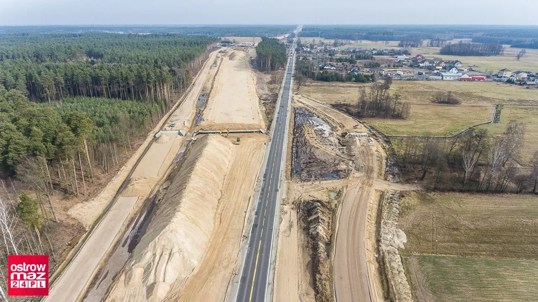 Postęp prac budowy S8 (zdjęcia, wideo)