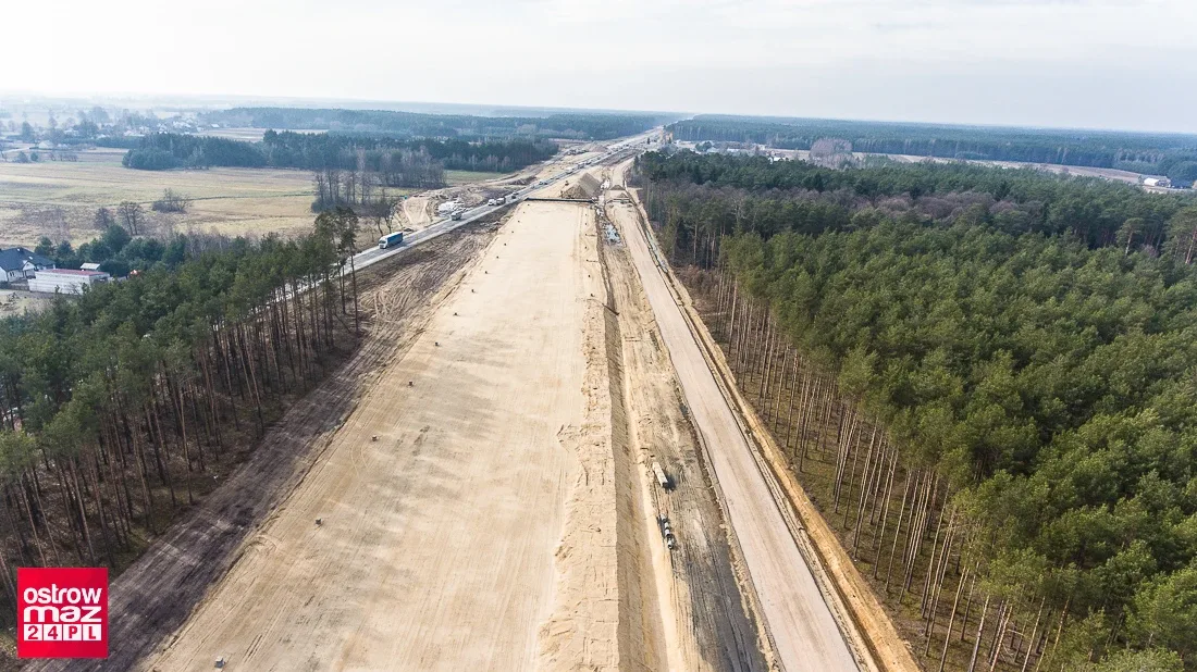 Postęp prac budowy S8 (zdjęcia, wideo)