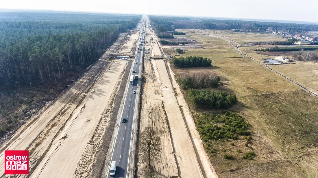 Postęp prac budowy S8 (zdjęcia, wideo)