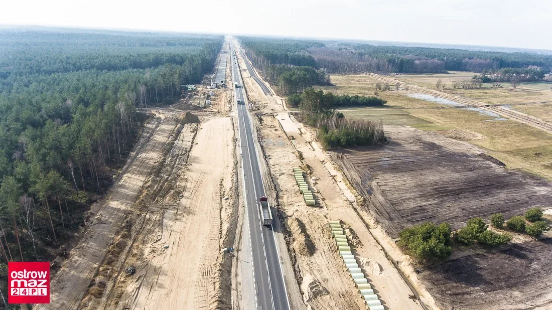Postęp prac budowy S8 (zdjęcia, wideo)
