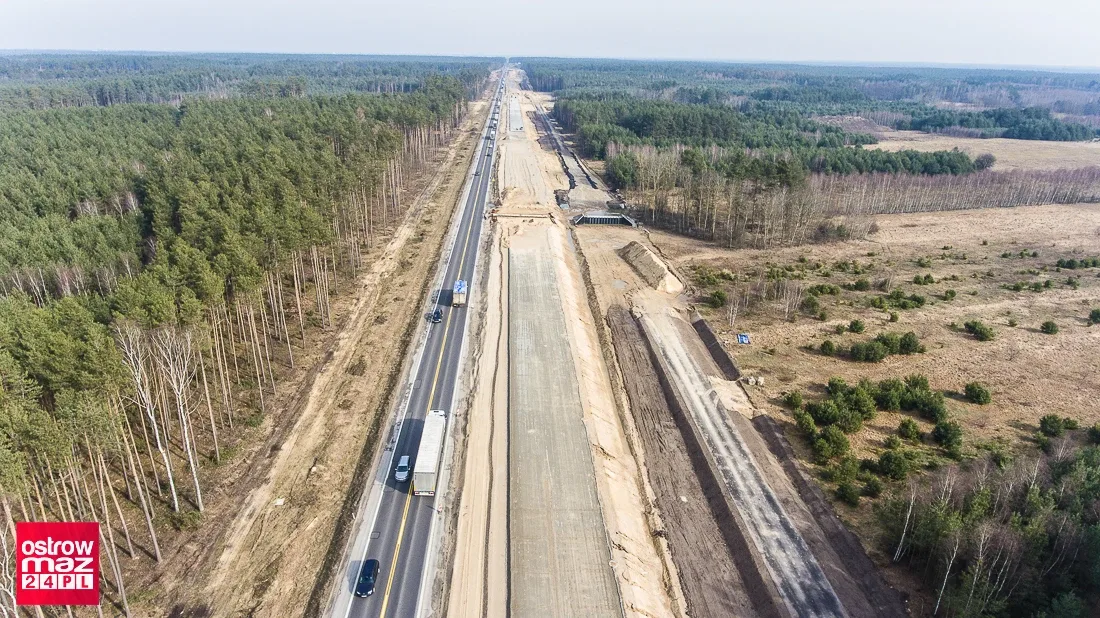 Postęp prac budowy S8 (zdjęcia, wideo)