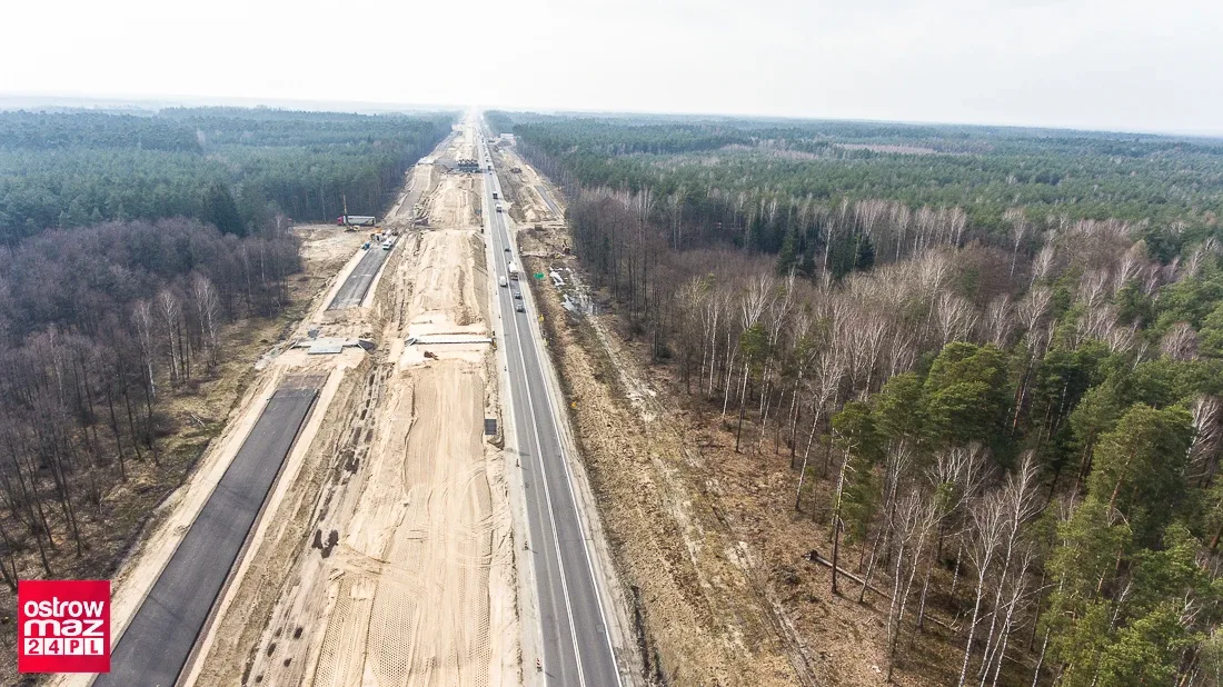 Postęp prac budowy S8 (zdjęcia, wideo)