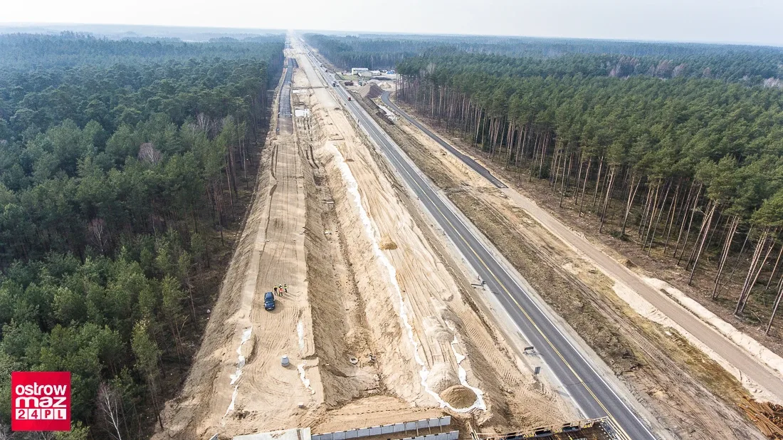 Postęp prac budowy S8 (zdjęcia, wideo)
