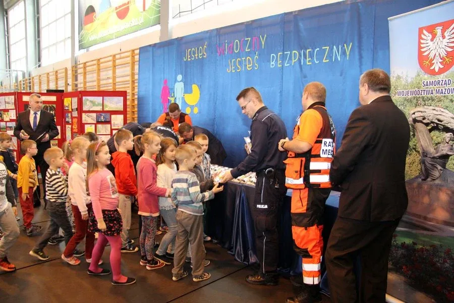 "Jesteś widoczny, jesteś bezpieczny" w Łysych (zdjęcia, wideo)