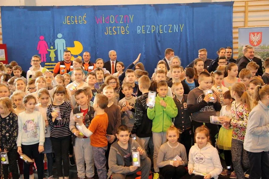 "Jesteś widoczny, jesteś bezpieczny" w Łysych (zdjęcia, wideo)