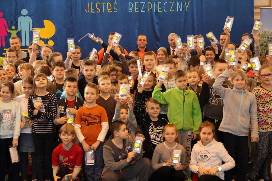 "Jesteś widoczny, jesteś bezpieczny" w Łysych (zdjęcia, wideo)