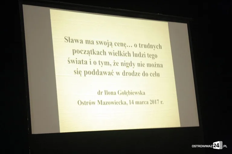 O sławie na wykładzie UTW (zdjęcia)
