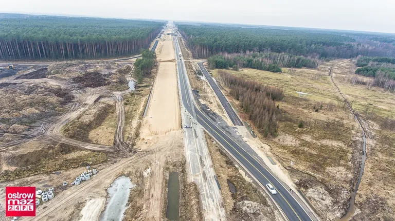 Postęp prac budowy S8 (zdjęcia, wideo)