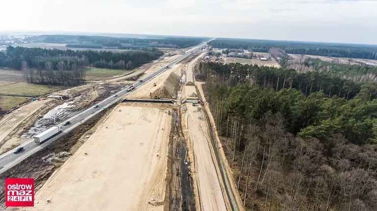 Postęp prac budowy S8 (zdjęcia, wideo)