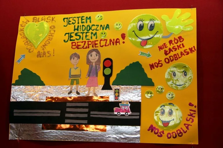"Jesteś widoczny, jesteś bezpieczny" w Łysych (zdjęcia, wideo)
