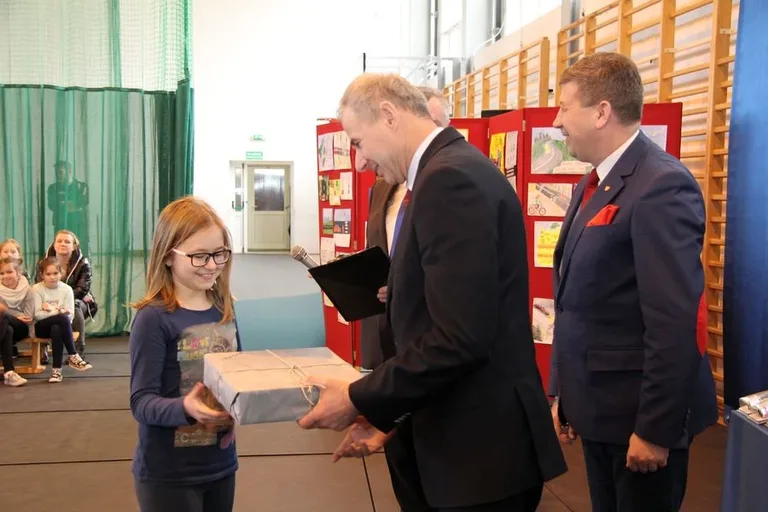 "Jesteś widoczny, jesteś bezpieczny" w Łysych (zdjęcia, wideo)