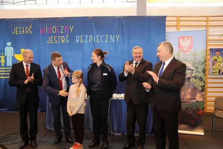 "Jesteś widoczny, jesteś bezpieczny" w Łysych (zdjęcia, wideo)