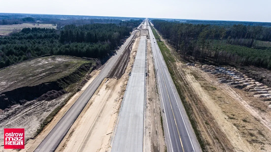 Rozbudowa dk nr 8 - marzec 2017 (zdjęcia, wideo)