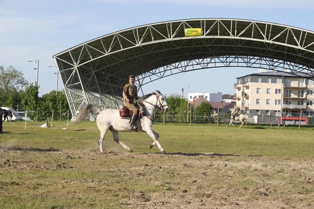 Pokazy jeździeckie kawalerzystów (zdjęcia)