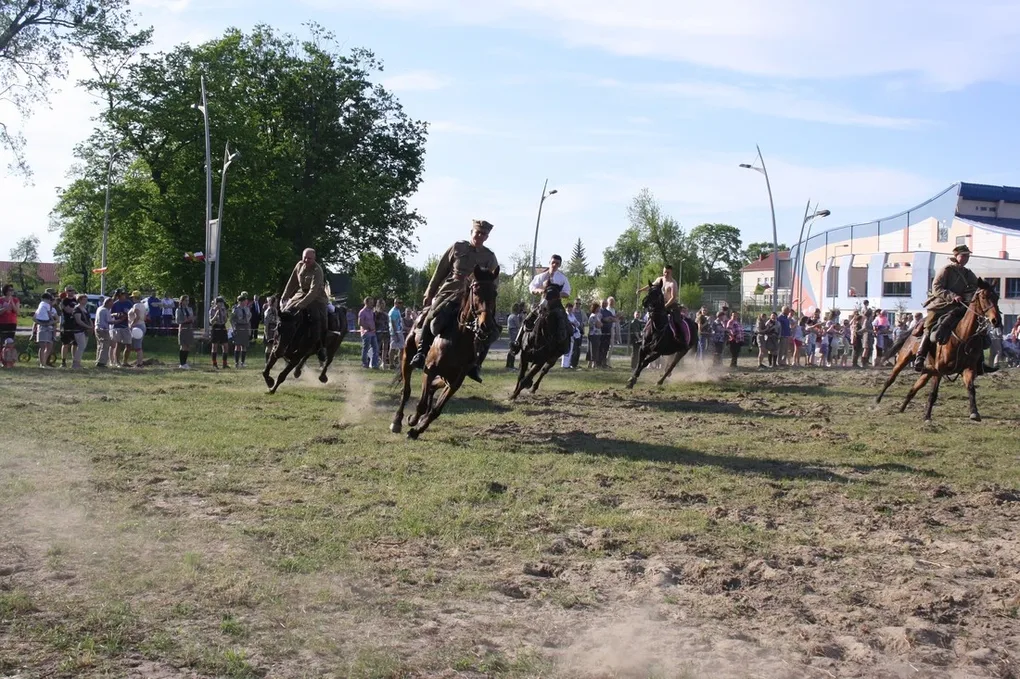 Pokazy jeździeckie kawalerzystów (zdjęcia)