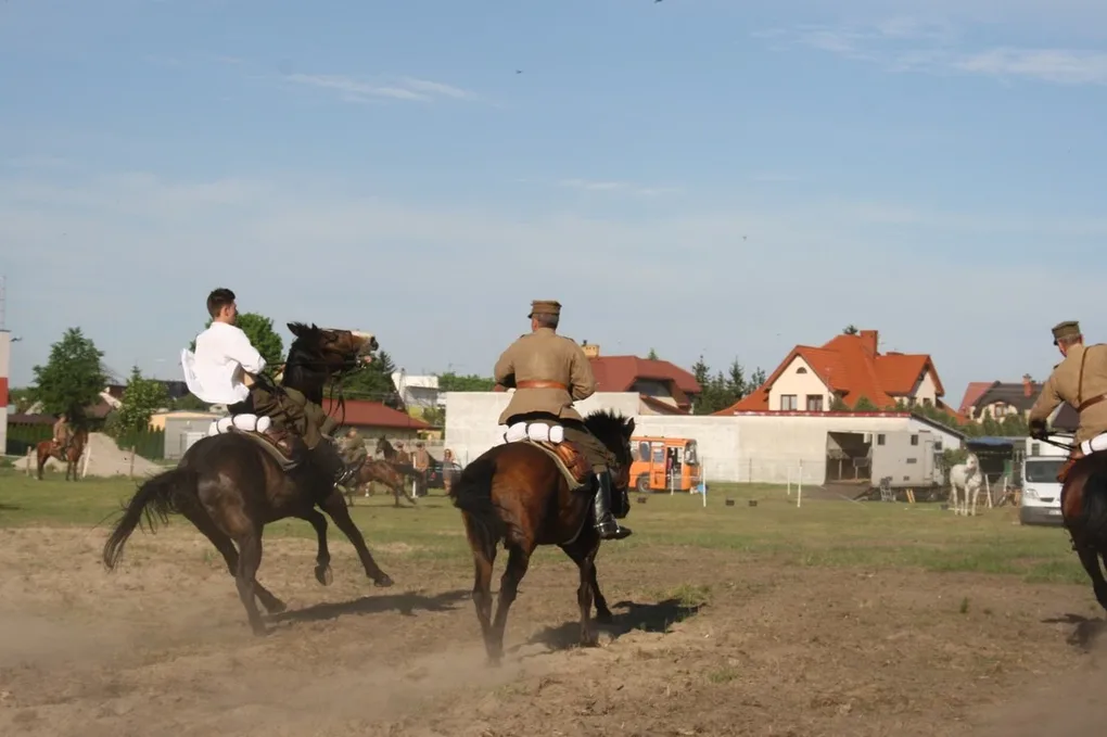 Pokazy jeździeckie kawalerzystów (zdjęcia)