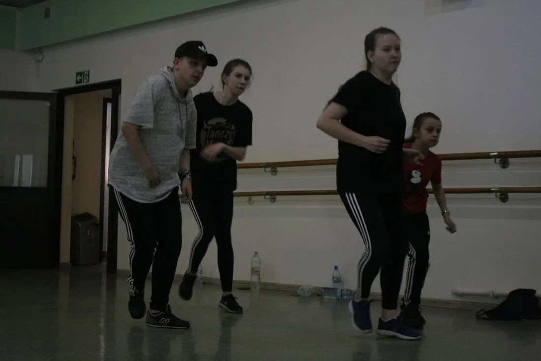 Maciek Pela na warsztatach hip-hop