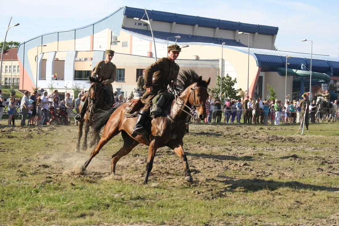 Pokazy jeździeckie kawalerzystów (zdjęcia)