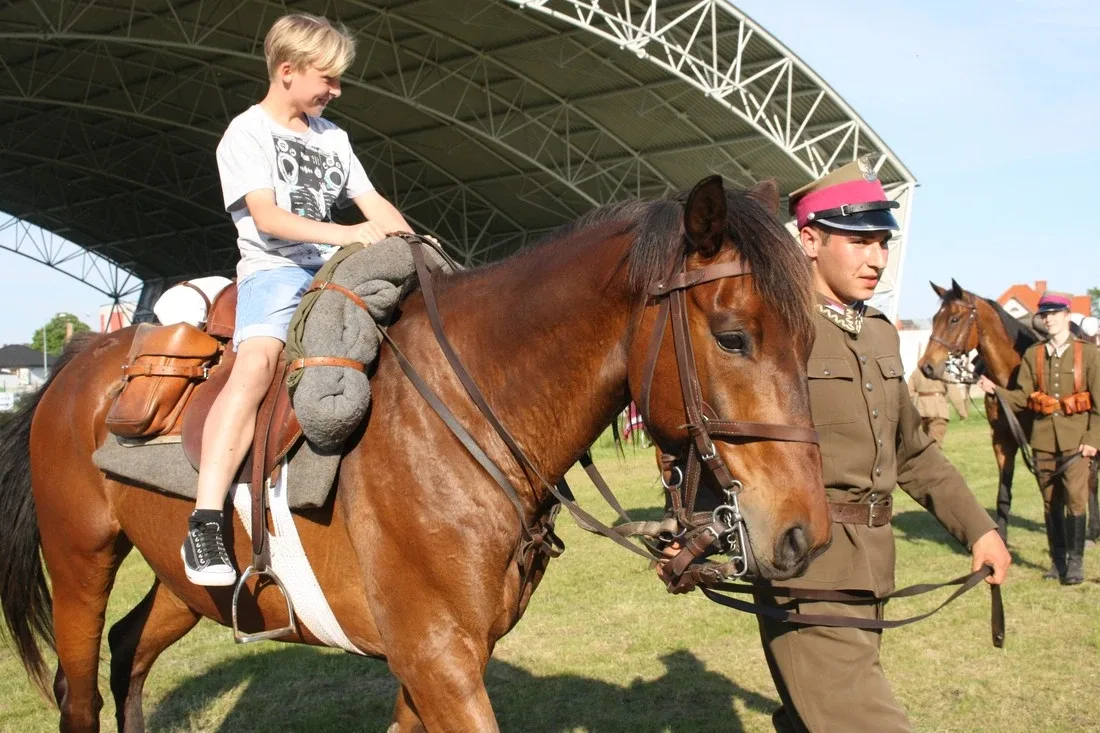 Pokazy jeździeckie kawalerzystów (zdjęcia)