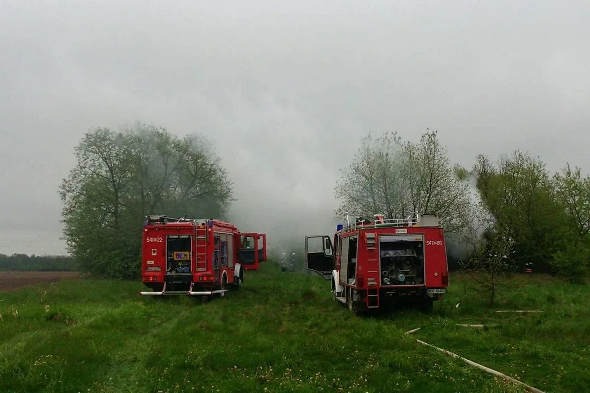 Pożar w budynku mieszkalnym. Ranna jedna osoba (zdjęcia)