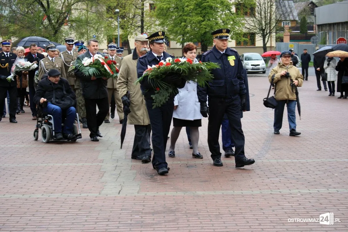 Uroczyste obchody Święta Konstytucji 3 Maja w Ostrowi Mazowieckiej (zdjęcia, wideo)