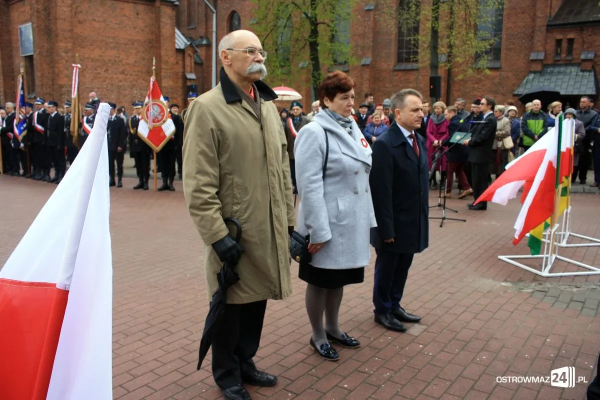 Uroczyste obchody Święta Konstytucji 3 Maja w Ostrowi Mazowieckiej (zdjęcia, wideo)