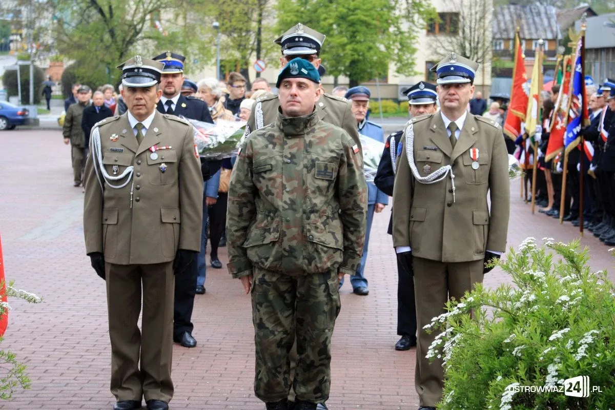 Uroczyste obchody Święta Konstytucji 3 Maja w Ostrowi Mazowieckiej (zdjęcia, wideo)
