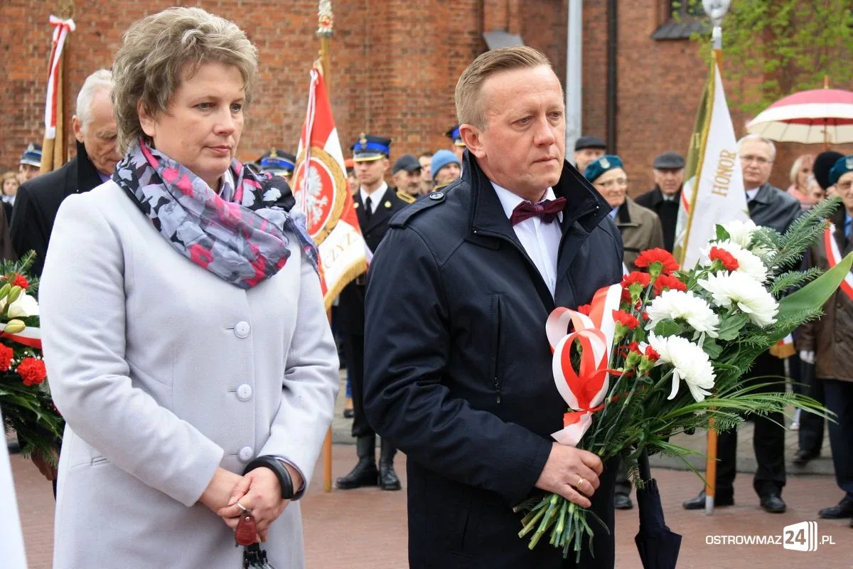 Uroczyste obchody Święta Konstytucji 3 Maja w Ostrowi Mazowieckiej (zdjęcia, wideo)